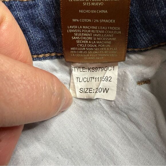 Kut from the Kloth Denim Shorts Blue Plus Size 20W - Picture 13 of 15